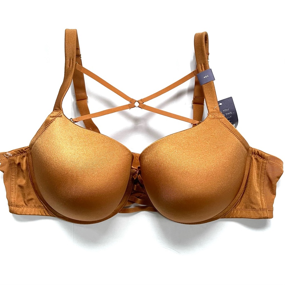 Cacique Cooper Seriously Sexy Bra Boost Balconette 46C
